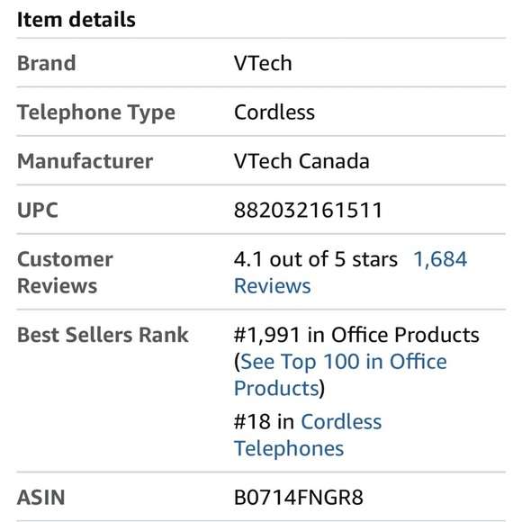 Black Corded Phone and answering system - Picture 3 of 4